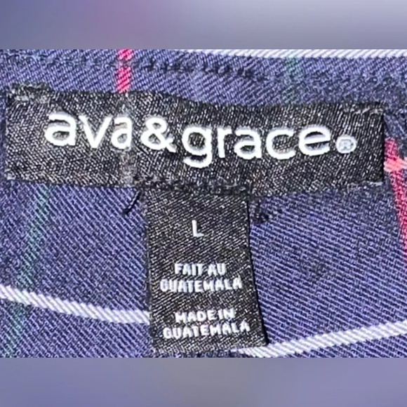 Women's Ava & Grace Navy Blue Pants - Picture 9 of 10